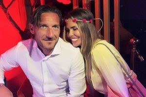 Totti e Ilary in un momento felice